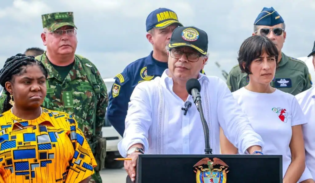 Petro sobre los incendios: "Vamos hacia una etapa cada vez más dura" Presidente Gustavo Petro dice que se pedirá apoyo a la ONU