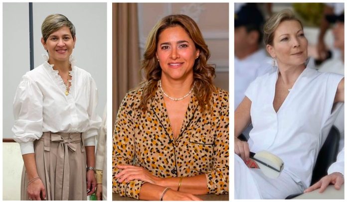 Primeras damas de Colombia en los últimos tres años