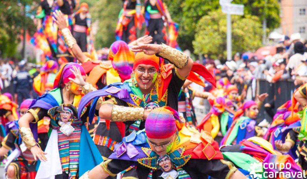 Carnaval de Negros y Blancos en Colombia.
