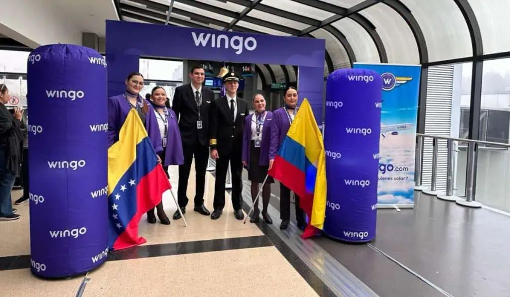 Wingo inauguró su nueva ruta entre Medellín y Caracas Wingo