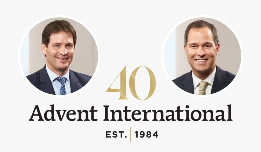 Manuel García y Lucas Marulanda del fondo Advent International