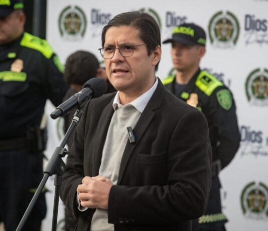 Secretario de Seguridad de Bogotá, Cesar Restrepo: