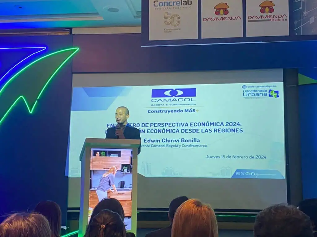 “Hay un escenario objetivamente optimista para el sector de vivienda”: gerente de Camacol Bogotá y Cundinamarca Edwin Chirivi Bonilla, gerente de Camacol B&C