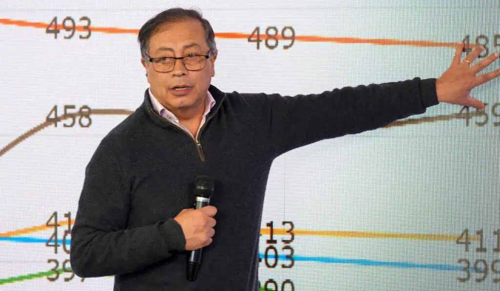 Petro culpa a tasas de interés del Banco de la República por el bajo crecimiento en el PIB Presidente Gustavo Petro sobre el comportamiento del PIB en tercer trimestre del 2024.