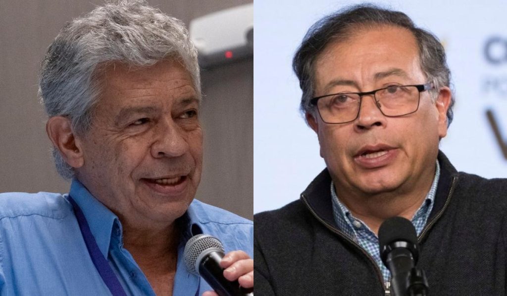 Jorge Iván González del DNP y Gustavo Petro