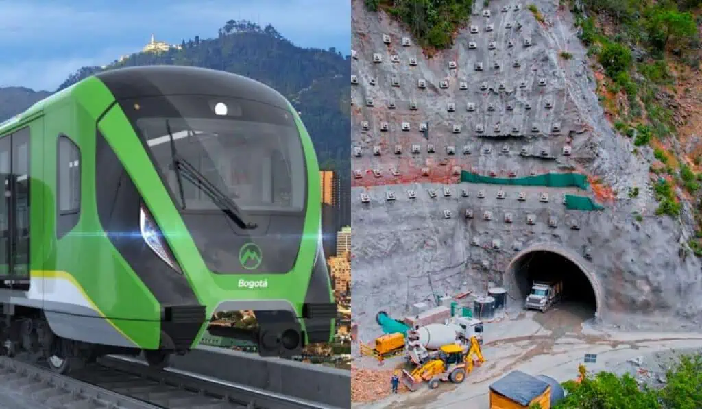 Más de 100 megaobras en Colombia, en riesgo por movida presupuestal de Petro: estas son las 20 más importantes Megaobras del metro de Bogotá y Túnel del Toyo en Antioquia