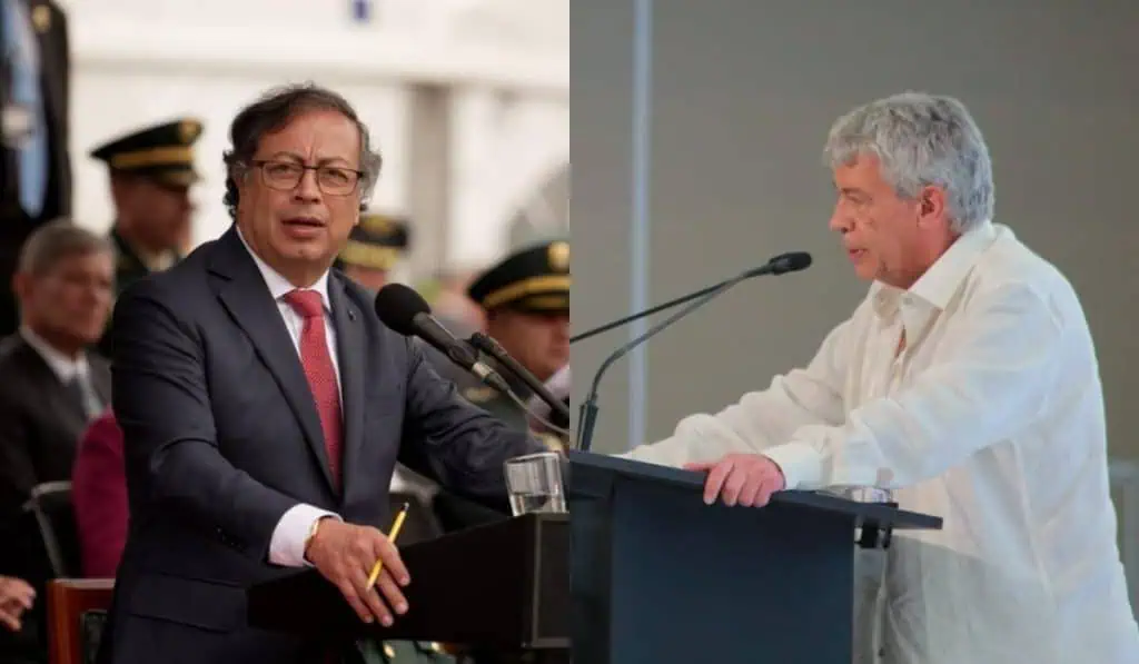 Alexander López asumirá la dirección del DNP Presidente Gustavo Petro y Jorge Iván González, saliente director del DNP