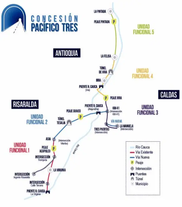 El Cóndor alista venta de megavía entre Antioquia y Eje Cafetero; lanza ambicioso plan para 2024 Pacífico 3