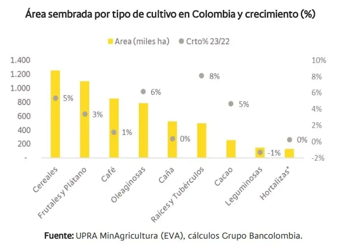 Sector agro, el que más creció en Colombia en 2023: estas son sus previsiones para 2024 Agro en Colombia