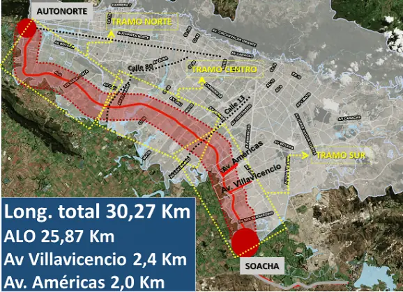 Galán abre la puerta para construir ALO Norte en Bogotá, pero tendría cambios ALO localización del proyecto