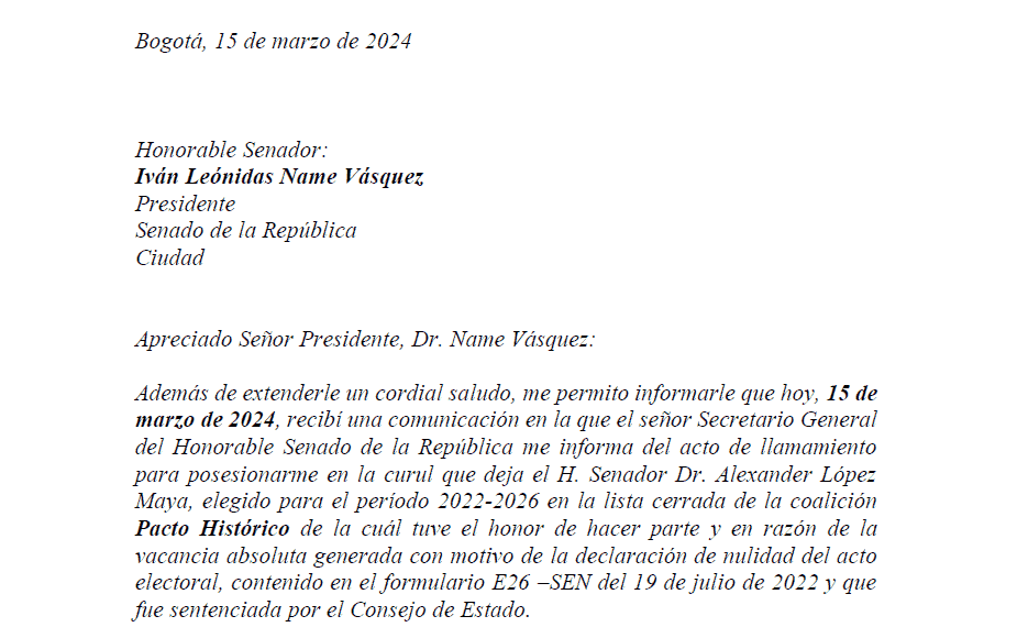 Viceministro de Petro rechaza curul en el Congreso: irá a la Junta de Ecopetrol Viceministro de Petro rechaza curul en el Congreso: irá a la Junta de Ecopetrol