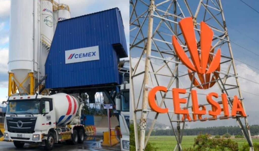 Operaciones de Cemex y Celsia
