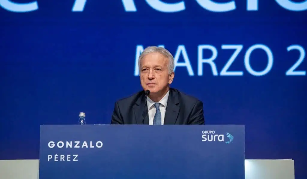 Estas son las estrategias de Grupo Sura para mejorar el valor de sus acciones Gonzalo Pérez Asamblea Grupo Sura