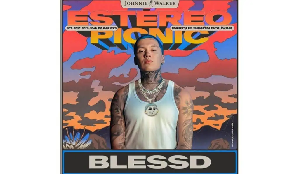 Este el artista sorpresa del Festival Estéreo Picnic 2024 y los precios para verlo Blessd, artista sorpresa del Festival Estéreo Picnic 2024.