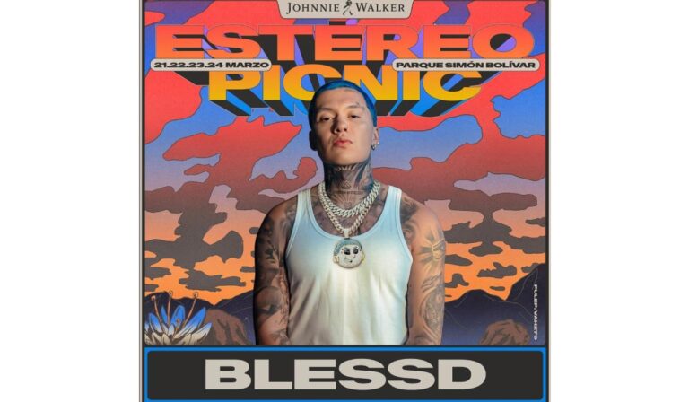Blessd, artista sorpresa del Festival Estéreo Picnic 2024.