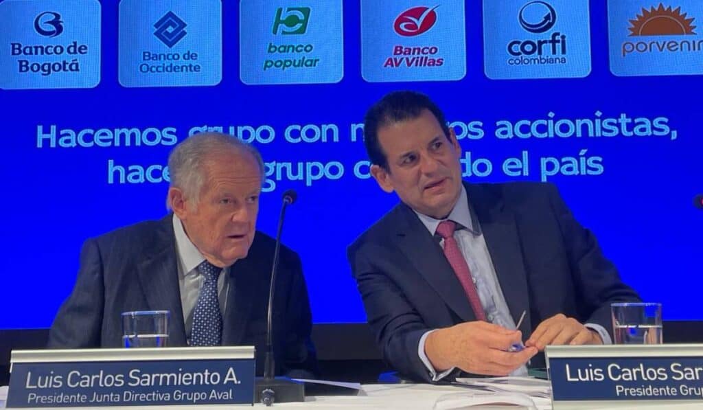 Luis Carlos Sarmiento Angulo y Luis Carlos Sarmiento Gutiérrez de Grupo Aval