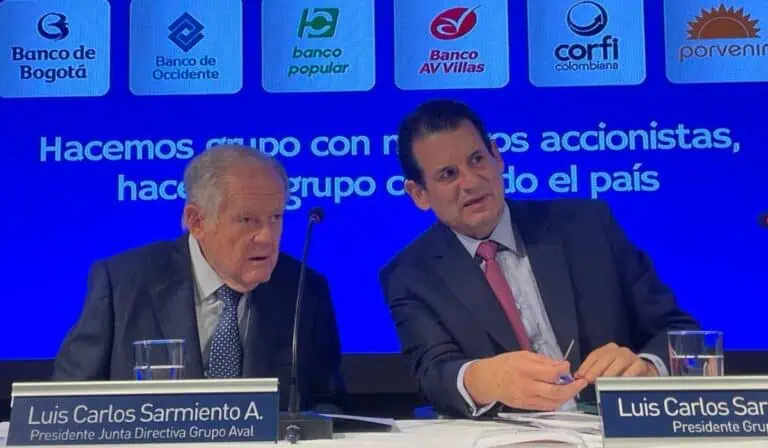 Luis Carlos Sarmiento Angulo y Luis Carlos Sarmiento Gutiérrez de Grupo Aval