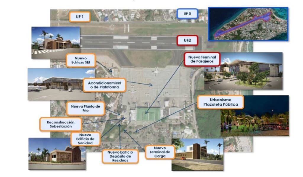 Obras aeropuerto San Andrés