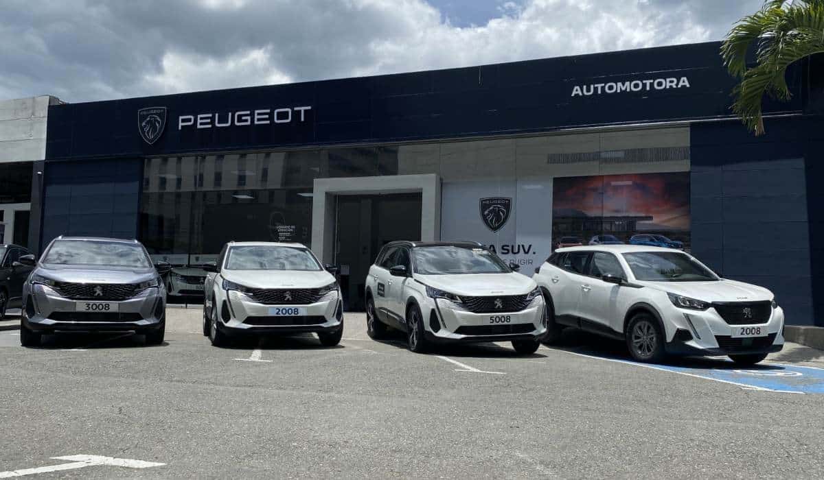 Antioquia es la segunda región con más ventas de vehículos Peugeot