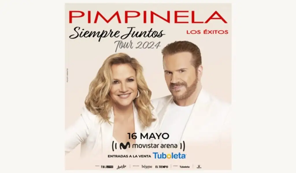 Pimpinela vendrá a Bogotá con su gira ‘Siempre Juntos’: Precios de boletería Pimpinela dará concierto en Bogotá.