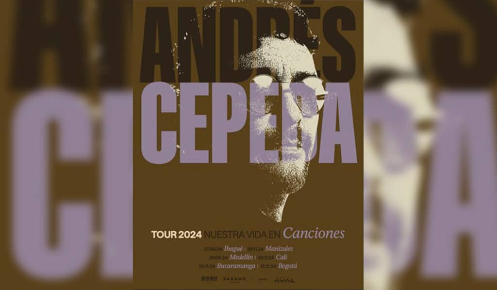 Andrés Cepeda se presentará en Bogotá