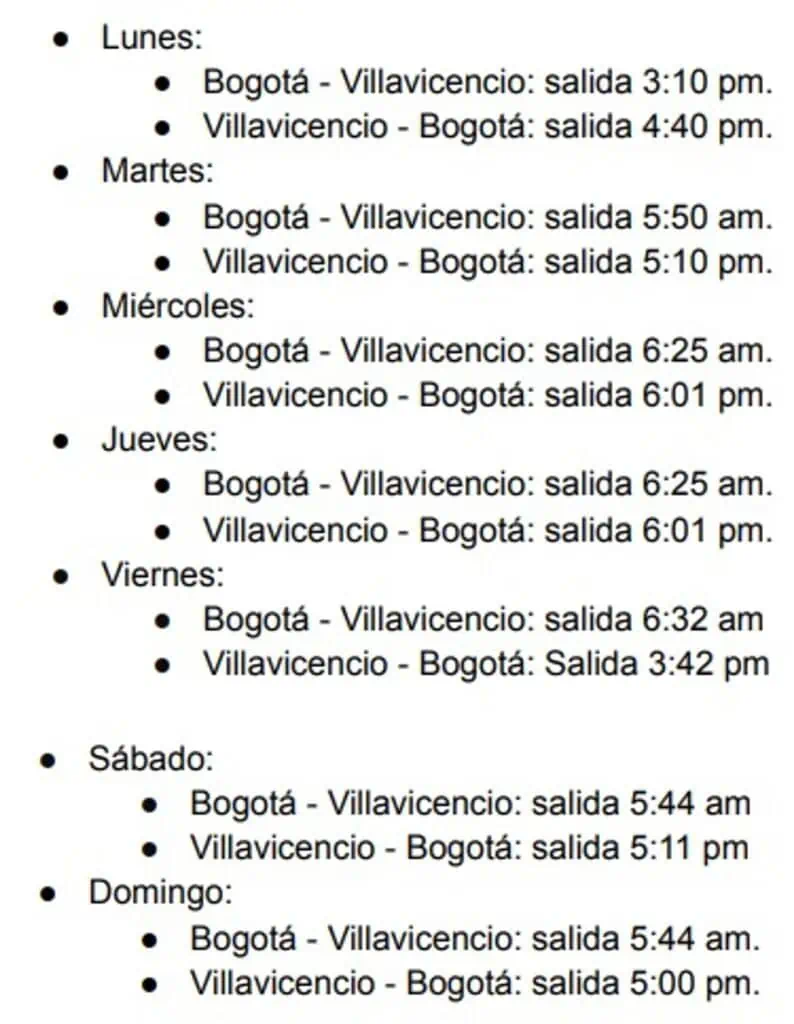 Satena volará todos los días entre Bogotá y Villavicencio Satena