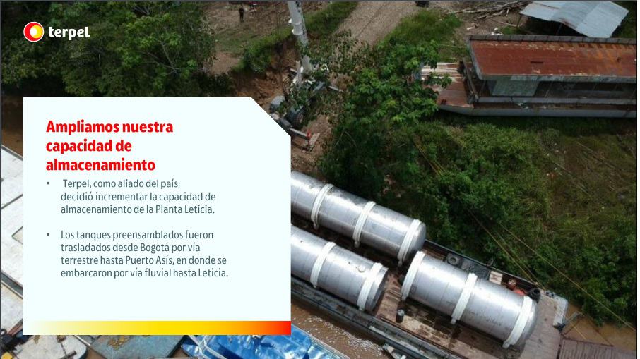 Terpel amplió capacidad de su planta de combustibles en Amazonas