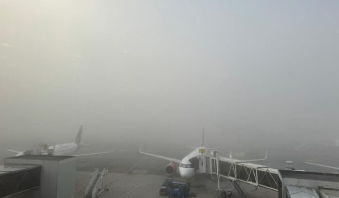 Aeropuerto José María Córdova está cerrado por la neblina