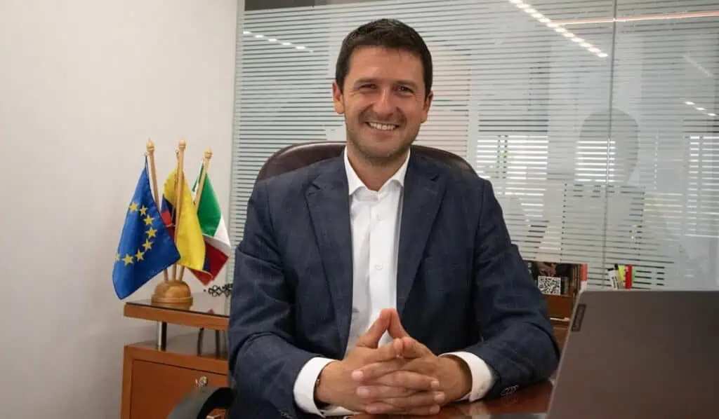 Así será el Expo GreenTech, evento de innovación en tecnologías verdes entre Colombia e Italia Angelo Gobbo, director ejecutivo de la cámara de comercio italiana para Colombia.-min