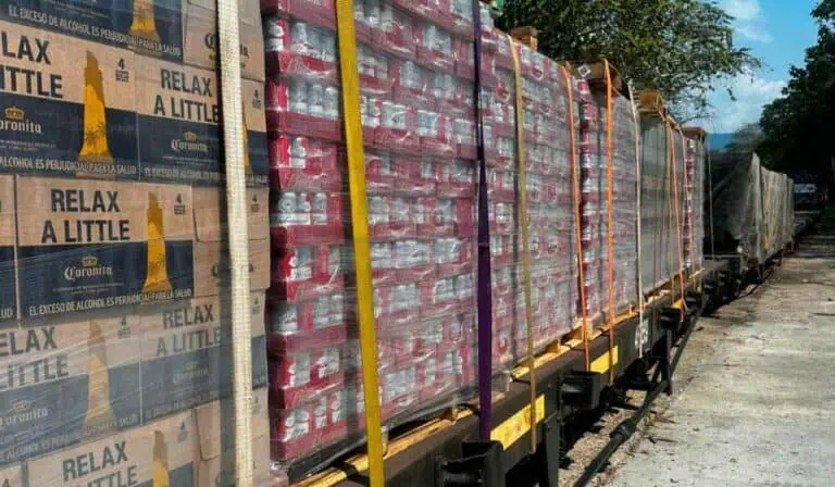 Trenes de cerveza en Colombia