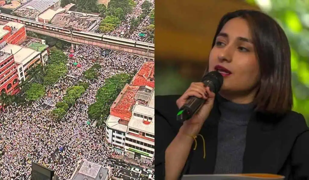 Laura Sarabia sobre marchas: “Debemos reconocer que muchas personas se movilizaron” Marchas Laura Sarabia