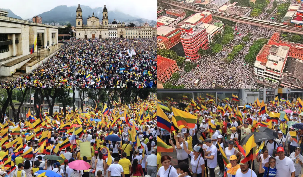 ¿Cuántas personas manifestaron contra Petro?: Datos muestran grandes diferencias Marchas 21 de abril 2024 en Bucaramanga