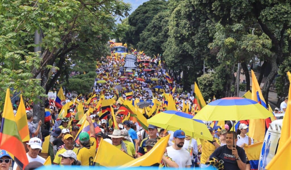 Marchas 21 de abril 2024 en Bucaramanga
