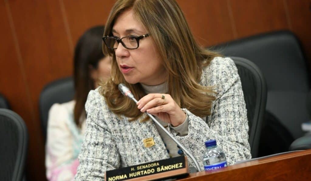 Norma Hurtado, senadora que pidió archivar la reforma a la salud.