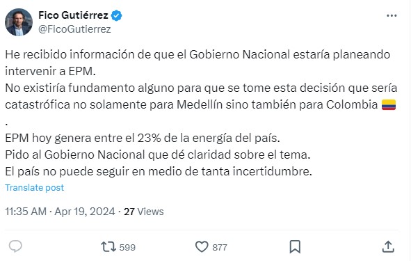 intervención EPM