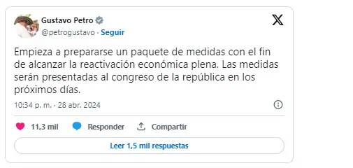 Primicia | Así será parte del plan de reactivación económica que presentará Gobierno Petro Primicia | Así será parte del plan de reactivación económica que presentará Gobierno Petro