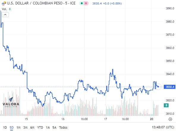 Dólar en Colombia. Foto: Valora Analitik