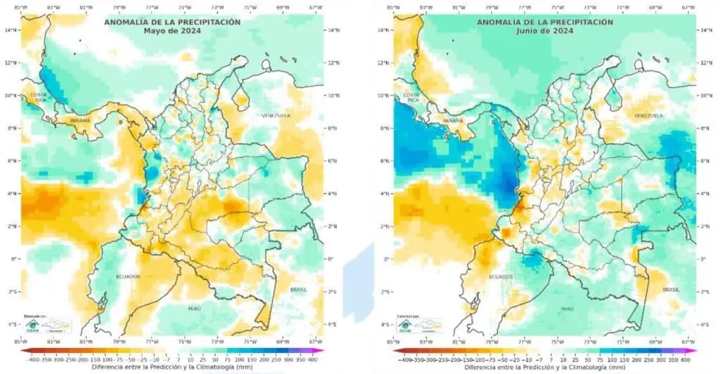 Colombia no está preparada para enfrentar el Fenómeno de La Niña: Unidad de Gestión del Riesgo Precipitación en Colombia