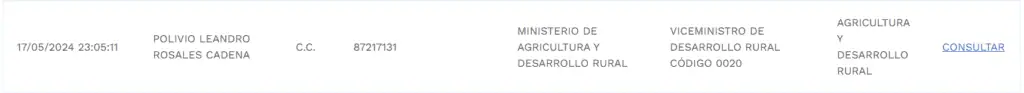 Exsenador Polivio Rosales ocupará un viceministerio de Agricultura Publicación de hoja de vida de Polivio Rosales
