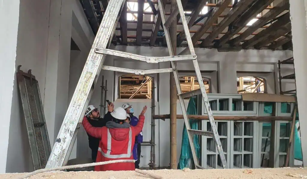 La novedosa tecnología con la que se está restaurando edificio del hospital San Juan de Dios Obras Hospital San Juan de Dios de Bogotá