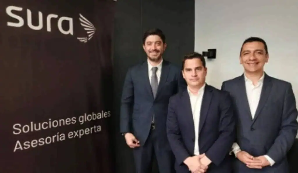 Sura Investments lanza fondo por $500.000 millones para apalancar crecimiento de pymes en Colombia Esteban López, Juan David Perdomo y Mauricio Guzmán, equipo de Sura Investments