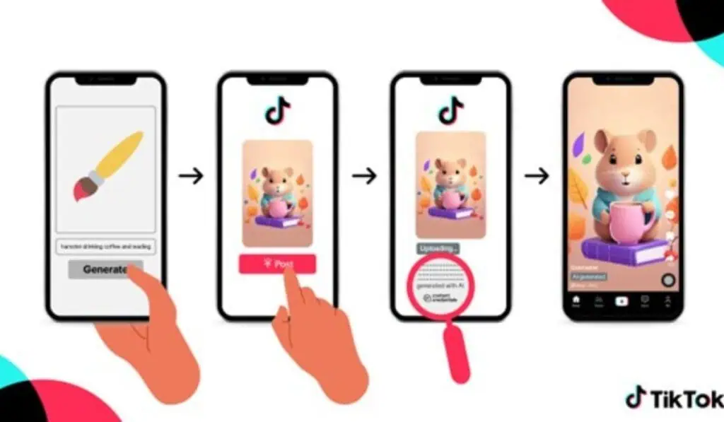 TikTok anuncia alianza para identificar contenido hecho con inteligencia artificial TikTok inteligencia artificial