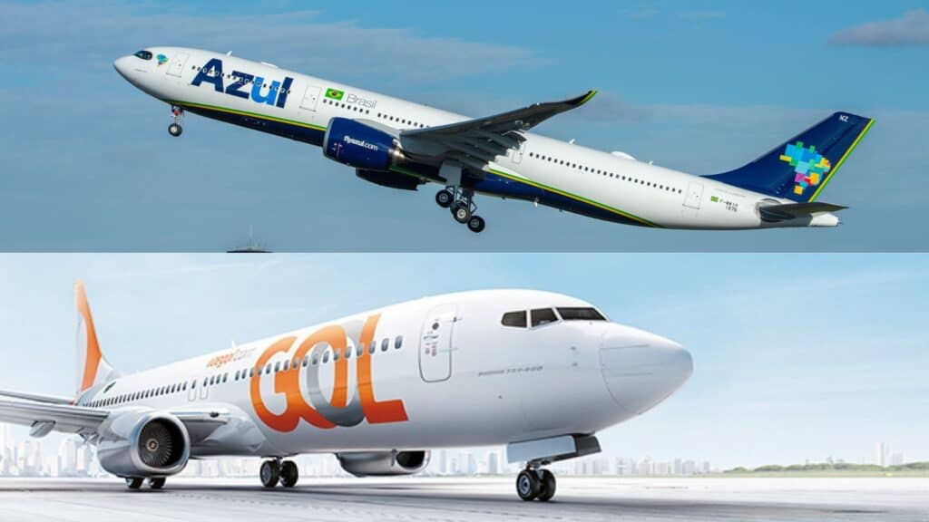 Azul y GOL
