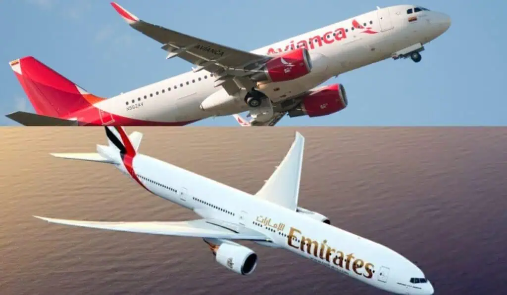 Emirates y Avianca anuncian código compartido para viajar a Colombia a través de Europa Avianca y Emirates
