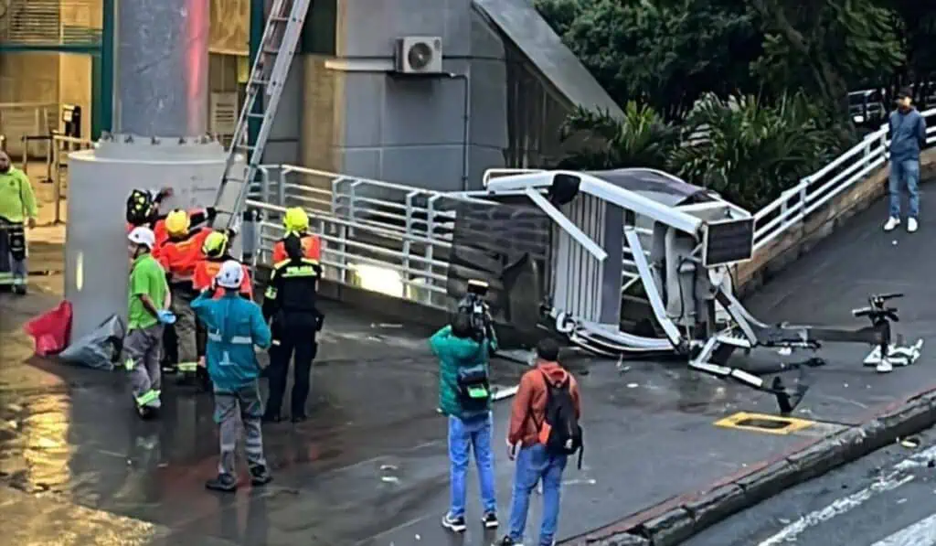Gobierno abre investigación por la caída de una cabina del Metrocable de Medellín Caída Metrocable Medellín