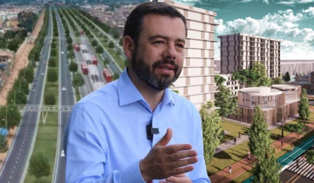 Carlos Fernando Galán y obras en Bogotá