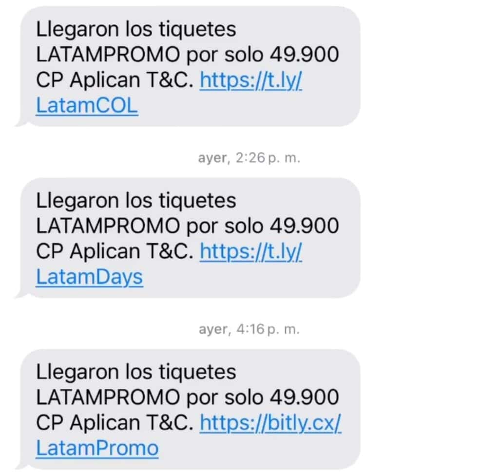 Latam Airlanes Colombia