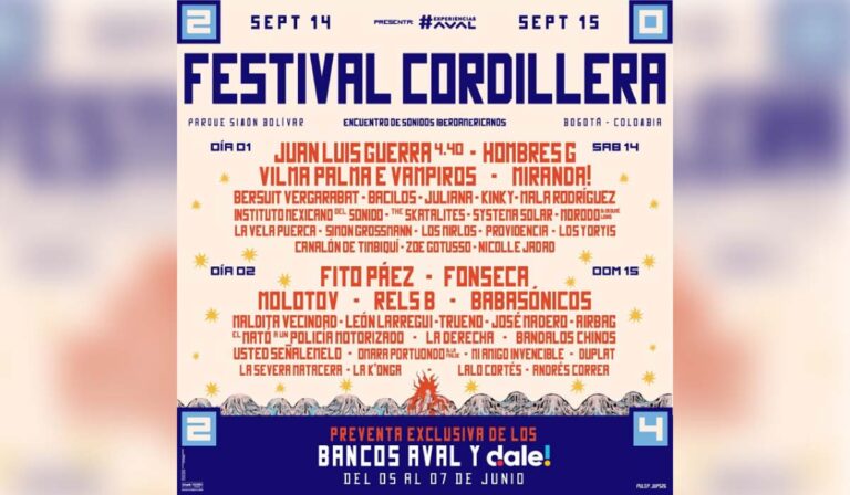 Festival Cordillera 2024, en Bogotá.