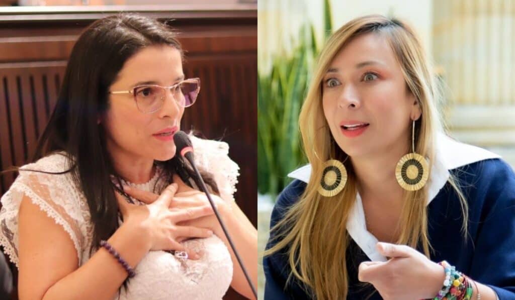 Congresistas Martha Alfonso y Katherine Miranda