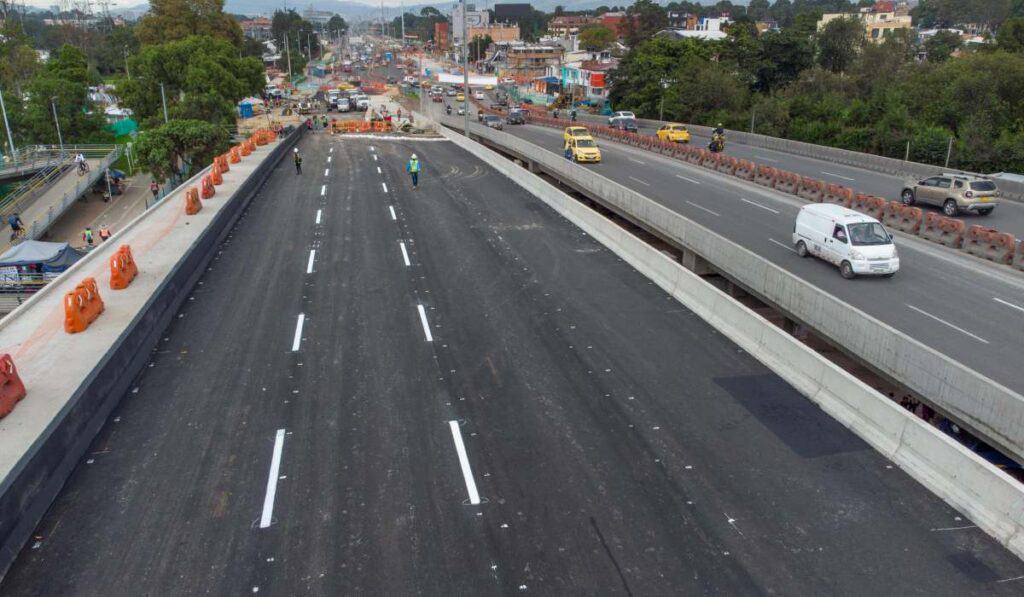 Megaobra en Bogotá puente Avenida 68 con Calle 26
